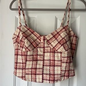 Timing Corset Style Crop Top